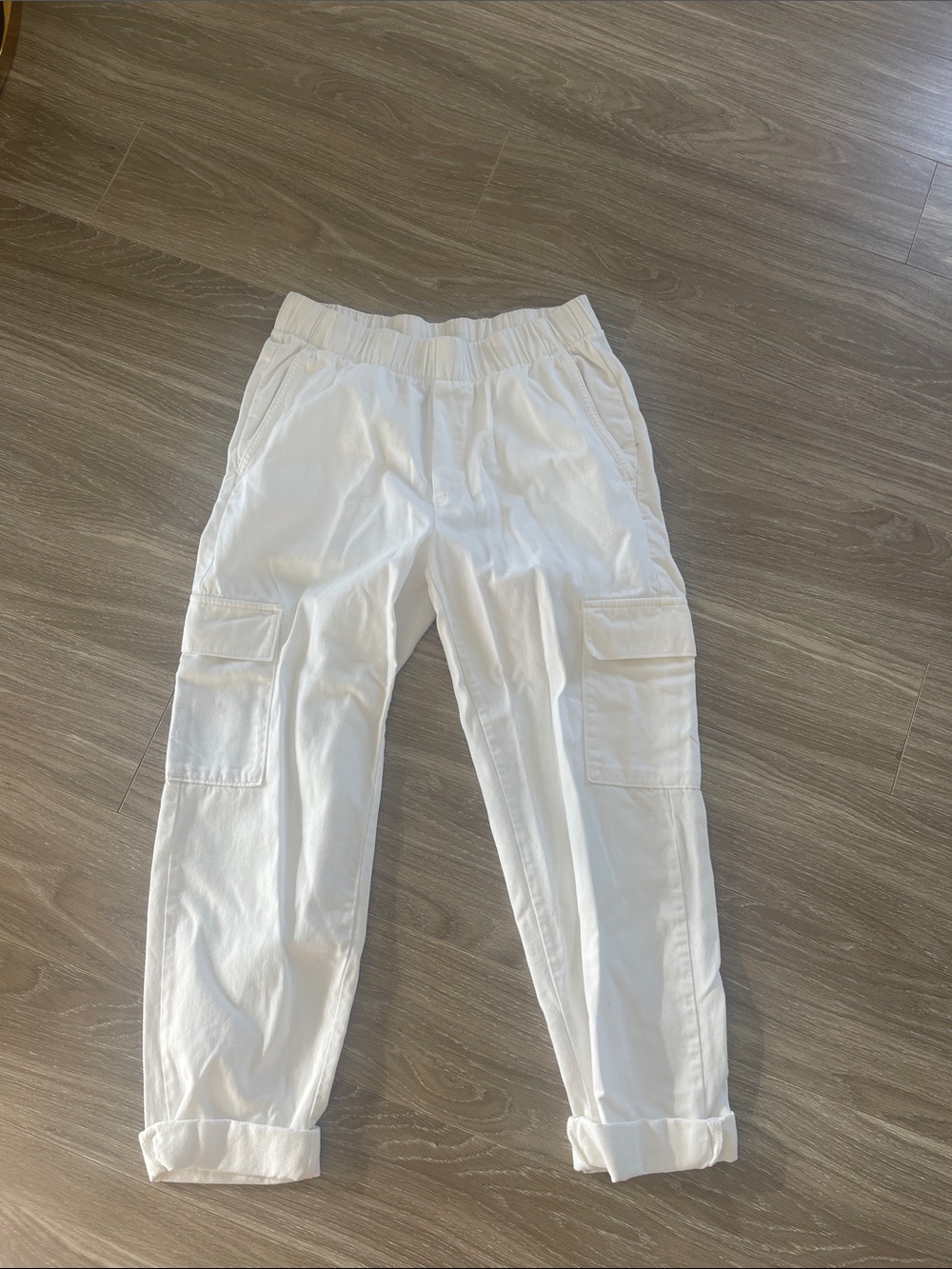 GAP White linen Women's Cargo Pants